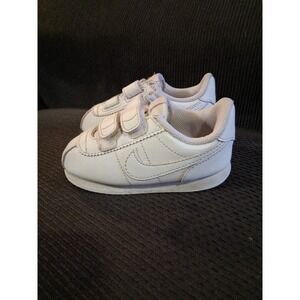 Nike Cortez Basic SL Kids Size 7C White/White/White 904769 100